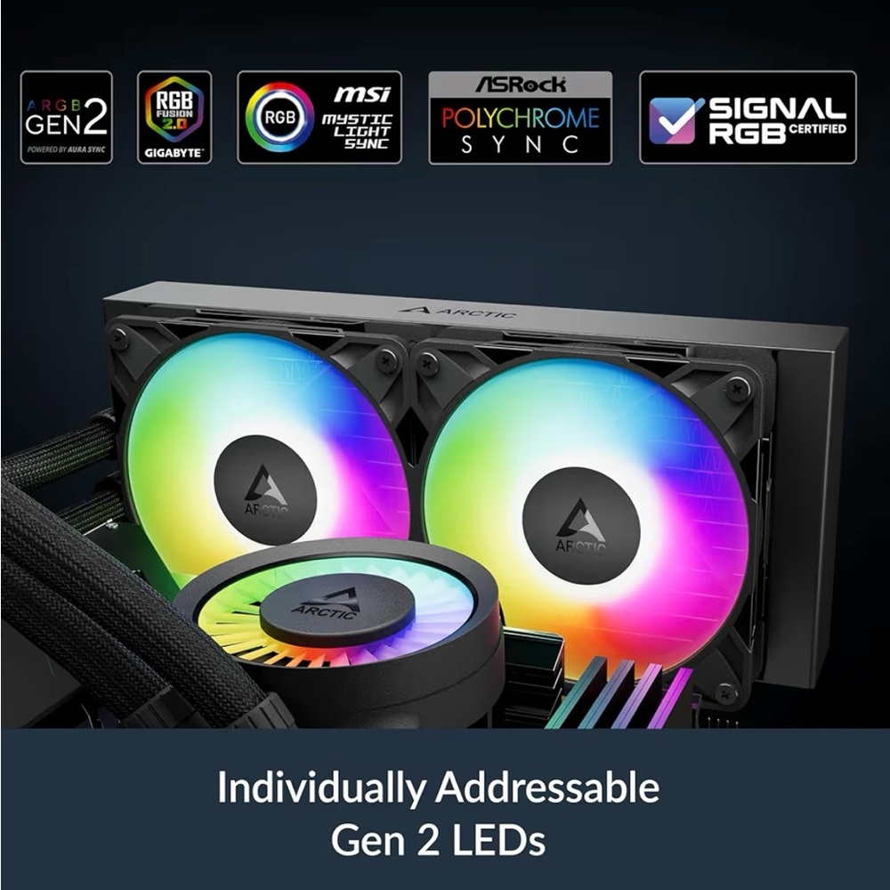 Arctic Liquid Freezer III Pro 240 A-RGB CPU Cooler - Black - Picture 15 of 15